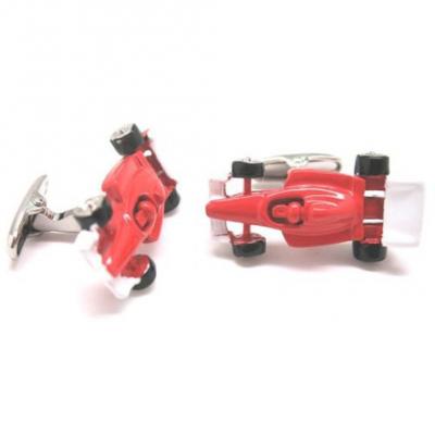 Premium Red Race Car Cufflinks.JPG